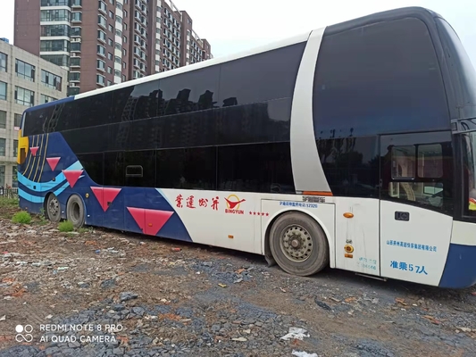 68 Seat Yutong Gebruikte Busreis Diesel van de Passagiersbus ZK6146 Linkerleidings 2013 Jaar